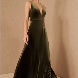Jenny Yoo Logan Dress - Olive
